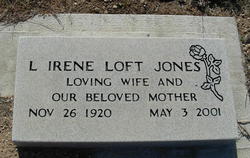 L. Irene <I>Loft</I> Jones 
