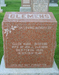 Florence Ellen Maud <I>Bedford</I> Clemens 