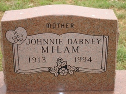 Johnnie Dabney Milam 