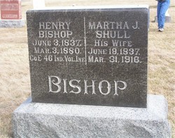 Martha Jane <I>Shull</I> Bishop 