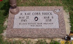 R Kay <I>Cobb</I> Brock 