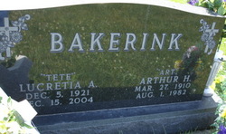 Arthur H Bakerink 
