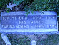 Sabina <I>Adams</I> Yeider 