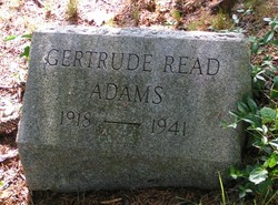 Gertrude Read “Trudy” Adams 