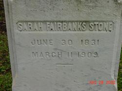 Sarah <I>Fairbanks</I> Stone 