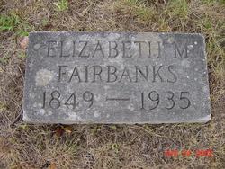Elizabeth Maria “Sis” <I>Morey</I> Fairbanks 