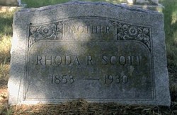 Rhoda Rebecca <I>Hughes</I> Scott 