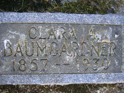 Clara Augusta <I>Barnes</I> Baumgardner 
