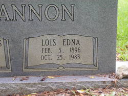 Lois Edna <I>Christian</I> Cannon 