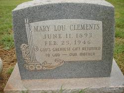 Mary Lou <I>Adams</I> Clements 