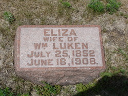 Elizabeth “Eliza” <I>Saelter</I> Luken 