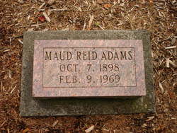 Maud Caroline <I>Reid</I> Adams 