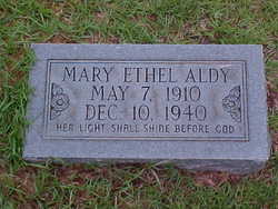 Mary Ethel <I>Beard</I> Aldy 