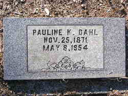 Pauline Katherine <I>Jensen</I> Dahl 