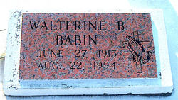 Walterine Marie <I>Blanchard</I> Babin 
