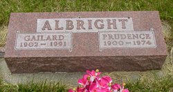 Prudence <I>Rutherford</I> Albright 