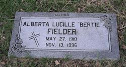 Alberta Lucille “Bertie” <I>Redus</I> Fielder 