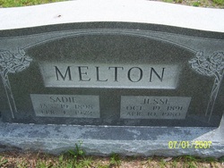 Sadie <I>Jones</I> Melton 