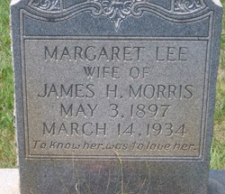 Margaret Lee <I>Fargis</I> Morris 