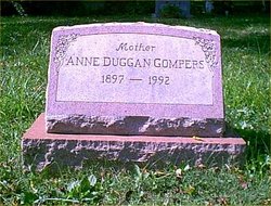 Anne <I>Duggan</I> Gompers 