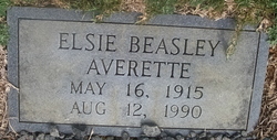 Elsie May <I>Beasley</I> Averette 