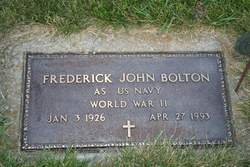 Rev Frederick John “Fritz” Bolton 