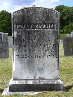Mary P. <I>Haskell</I> Cross 