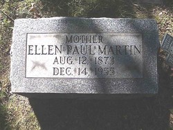 Ellen Clara <I>Paul</I> Martin 