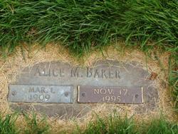 Alice M. <I>Eck</I> Baker 