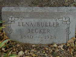 Helena “Lena” <I>Buller</I> Becker 