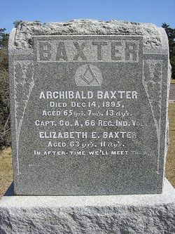 Elizabeth Evalin <I>Burns</I> Baxter 