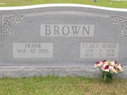 Clara Marie <I>Hooker</I> Brown 