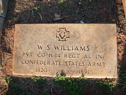 Pvt William Sims Williams 