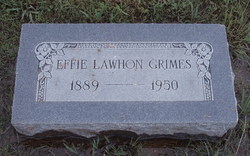 Effie <I>Lawhon</I> Grimes 
