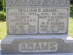 Mary Elizabeth <I>Allbright</I> Adams 