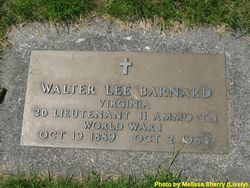 Walter Lee Barnard 