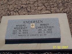Maren <I>Christensen</I> Andersen 