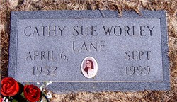 Cathy Sue <I>Worley</I> Lane 