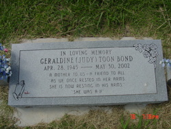 Geraldine “Judy” <I>Collins</I> Bond 
