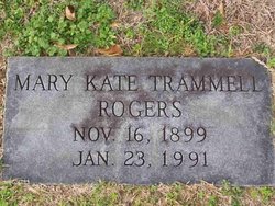 Mary Kate <I>Trammell</I> Rogers 