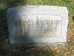 Harriet E <I>Holcomb</I> Hurlburt 