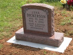 Lena Leona <I>Goss</I> Dickerson 