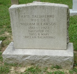 Kate Booth <I>Taliaferro</I> Lawson 