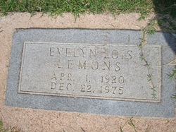 Evelyn Lois Lemons 
