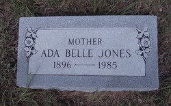 Ada Belle <I>Jackson</I> Jones 