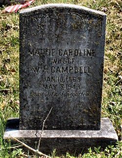 Mattie Caroline <I>Gambill</I> Campbell 