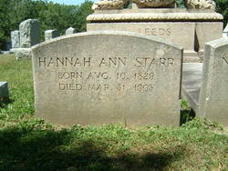 Hannah Ann <I>Starr</I> Leeds 