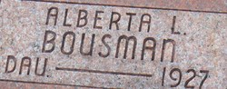 Alberta Lorraine Bousman 
