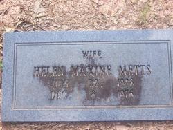 Helen Maxine <I>McWhorter</I> Metts 