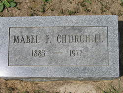 Mabel F <I>Sickels</I> Churchill 